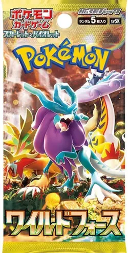 Pokemon Wild Force Booster Pack SV5K Scarlet & Violet Japanese TCG | USA Seller - Image 1