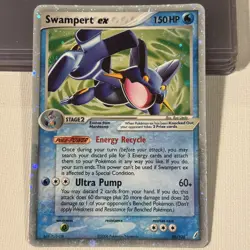 Swampert EX 98/100 HOLO Crystal Guardians 2006 Pokemon LP Condition - Image 1