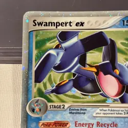 Swampert EX 98/100 HOLO Crystal Guardians 2006 Pokemon LP Condition - Image 2