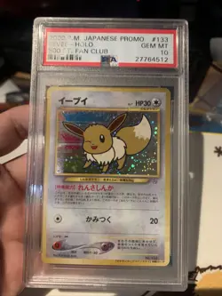 Pokemon Eevee Fan Club 500 Point Psa 10 Gem Mint - Image 2