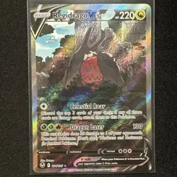 Regidrago V Alternate Full Art 184/195 Sword & Shield Silver Tempest Pokemon - Image 1