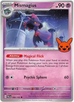 Mismagius Trick or Trade BOOster 2023 Pokemon TCG 088/193 Uncommon 🎃 - Image 1