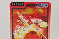 Pokemon Moltres File No.146 Holo Bandai Carddass Pocket Monsters Japanese LP - Image 2