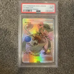 2017 Pokemon Sun And Moon Guardians Rising Mallow Full Art PSA 9 - Image 1