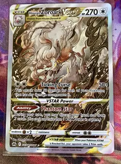 Pokemon Hisuian Zoroark VSTAR GG56/GG70 Crown Zenith: Galarian Gallery Holo - Image 1