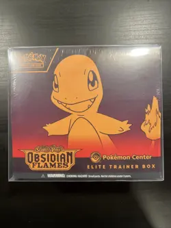 Pokemon Center - Obsidian Flames - Elite Trainer Box (ETB) NEW/SEALED+PROTECTOR - Image 1
