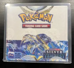 Pokemon Sword & Shield Silver Tempest Booster Box - 36 Packs - Protective Case!! 820650860911 - Image 1