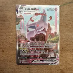 Pokemon TCG Fusion Strike Espeon VMAX (Alternate Art) Secret Rare 270 (dinged) - Image 1