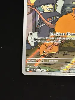 Pokemon Team Rockets Raticate 202/182 Destined Rivals Illustration Rare NM - Image 2