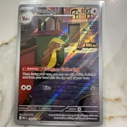 Gumshoos Illustration Rare 153/132 Pokemon Mega Evolution English SIR - Image 1