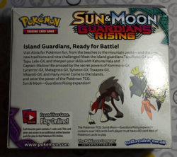 Pokemon Sun and Moon Guardians Rising EMPTY Booster Box For Display - Image 3