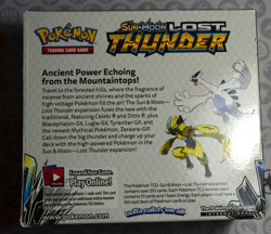 Lost Thunder Pokemon Sun & Moon TCG EMPTY Display Booster Box - Image 3