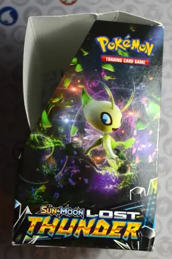 Lost Thunder Pokemon Sun & Moon TCG EMPTY Display Booster Box - Image 4