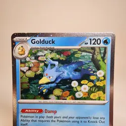 Golduck 008 Mega Evolution Cosmos Black Star Promo Holo SWIRL Pokemon TCG NM 🔥 - Image 3