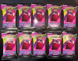 Pokemon TCG Sword & Shield Fusion Strike Sleeved Booster Pack 10 QTY Gengar - Image 1