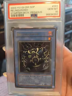 PSA 10 Relinquished SDP-001 Starter Deck: Pegasus Unlimited Ultra Rare - Image 1