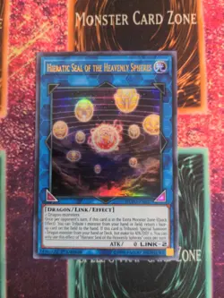 Yu-Gi-Oh! Hieratic Seal of the Heavenly Spheres DUPO-EN027 Ultra 1st Ed NM a1/ - Image 1