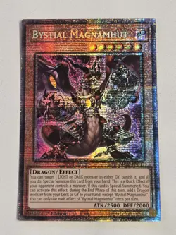 Bystial Magnamhut MP25-EN043 Starlight Rare Yugioh 1st Edition 2025 Mega-Pack - Image 1