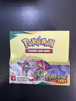 EMPTY - Pokemon TCG Sword & Shield Evolving Skies Booster Box - NO cards - MINT 820650818776 - Image 1