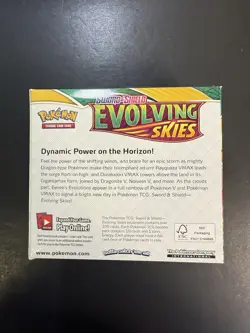 EMPTY - Pokemon TCG Sword & Shield Evolving Skies Booster Box - NO cards - MINT 820650818776 - Image 3