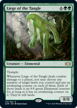 Liege of the Tangle FOIL Double Masters NM Green Rare MAGIC MTG CARD ABUGames - Image 1