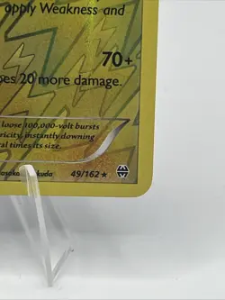 Pokemon Raichu Card 49/162 Reverse Holo Rare XY Breakthrough 2015 NM Vintage - Image 3