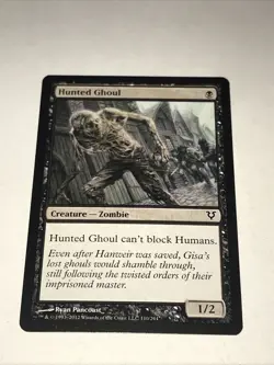 HUNTED GHOUL Magic the Gathering Card - Image 1
