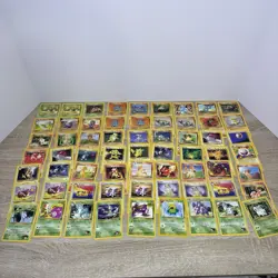 Vintage Pokemon Cards 175+ Lot Fossil And Jungle Pokemon Cards No Holos READ! - Image 4