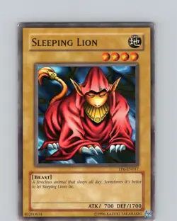 Yu-Gi-Oh TCG Sleeping Lion TP6-EN017 Unlimited Regular Common Card Played MP - Image 1