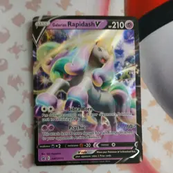 Galarian Rapidash V SWSH: Sword & Shield Promo Cards SWSH111 NM Pokemon TCG - Image 1