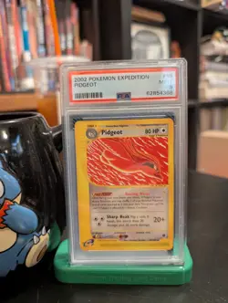 Pokemon TCG Pidgeot Card 059/165 Expedition Base Set Non Holo PSA 9 Mint 2002 - Image 1