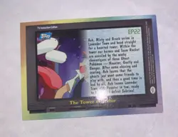 EP22 THE TOWER OF TERROR - BLUE LOGO - NON-HOLO - TOPPS POKEMON TV CARD - Image 2
