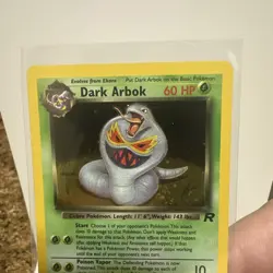 Dark Arbok 2/82 Holo Rare Team Rocket 1999 WOTC Pokemon Card Vintage EX/NM ✨ - Image 3