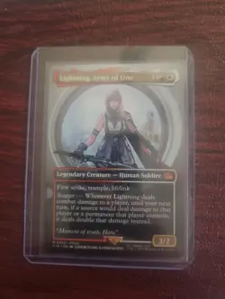 Lightning, Army of One (0320) (Borderless) Final Fantasy Regular - Image 1