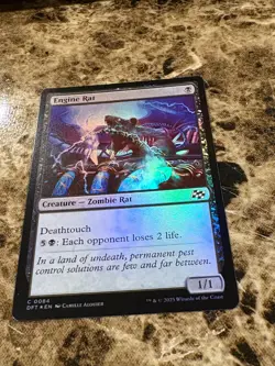 ENGINE RAT Magic MTG Aetherdrift Foil - Image 1