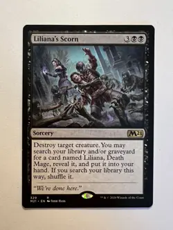 Liliana's Scorn - MTG Core Set 2021 - NM Sorcery Rare - Image 1