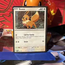 Pokemon TCG Destined Rivals - Eevee SVP 200 Blister Promo (Cosmo Holo) - Image 1
