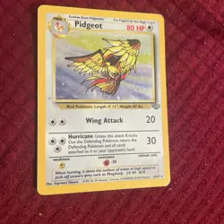 Pokemon TCG Pidgeot 8/64 Jungle Unlimited Holo Rare DMG - Image 1