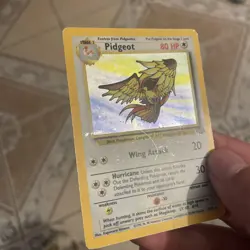 Pokemon TCG Pidgeot 8/64 Jungle Unlimited Holo Rare DMG - Image 3