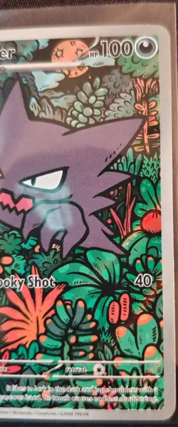 Haunter 027 Me: Mega Evolution Promo Black Star Holo Illustration Rare Pokemon - Image 3