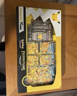 Pokemon Celebrations 25th Anniversary Pikachu V-union Premium Playmat Collection - Image 1