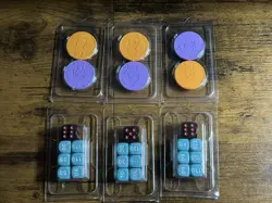 Pokemon Destined Rivals Bundle Counter Dice Coins NEW From ETB - Image 1