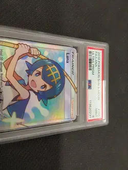 2018 POKEMON SUN & MOON ULTRA PRISM #150 FULL ART/LANA PSA 9 - Image 4
