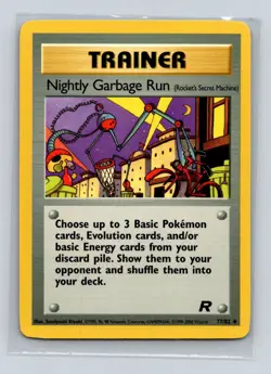 Team Rocket #77/82 Nightly Garbage Run (Rocket's Secret Machine) Pokemon NM - Image 1