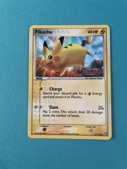 Pokemon TCG Pikachu EX Power Keepers 57/108 Reverse Holo Common - Image 1