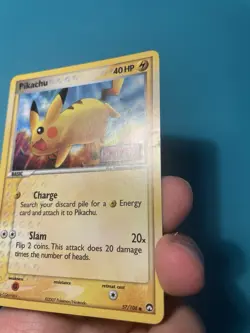 Pokemon TCG Pikachu EX Power Keepers 57/108 Reverse Holo Common - Image 3