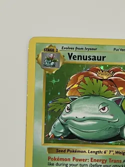 Pokemon TCG Venusaur Base Set 15/102 Holo Shadowless Holo Rare - Image 4