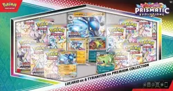 2x Pokemon Prismatic Evolutions Lucario EX and Tyranitar EX Premium Collection - Image 1
