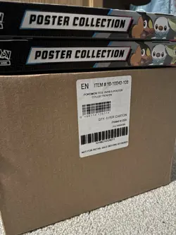 Pokemon Unova Poster Collection Lot of 8x New Sealed + Open Case - Image 2