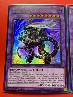 3x Borreload Furious Dragon | SDRR-EN042 | Ultra Rares | NM | 1st Ed | YuGiOh! - Image 3